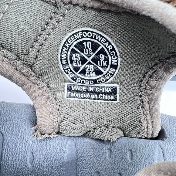 Keen Kanyon Slip on Sandal Men Faux Leather Waterproof Brown 1248-BOBD Size 10 - Picture 12 of 12